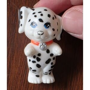 Vintage Kenner Littlest Pet Shop Happy Dalmatian Dog Toy Figure LPS 1990s BIN 16